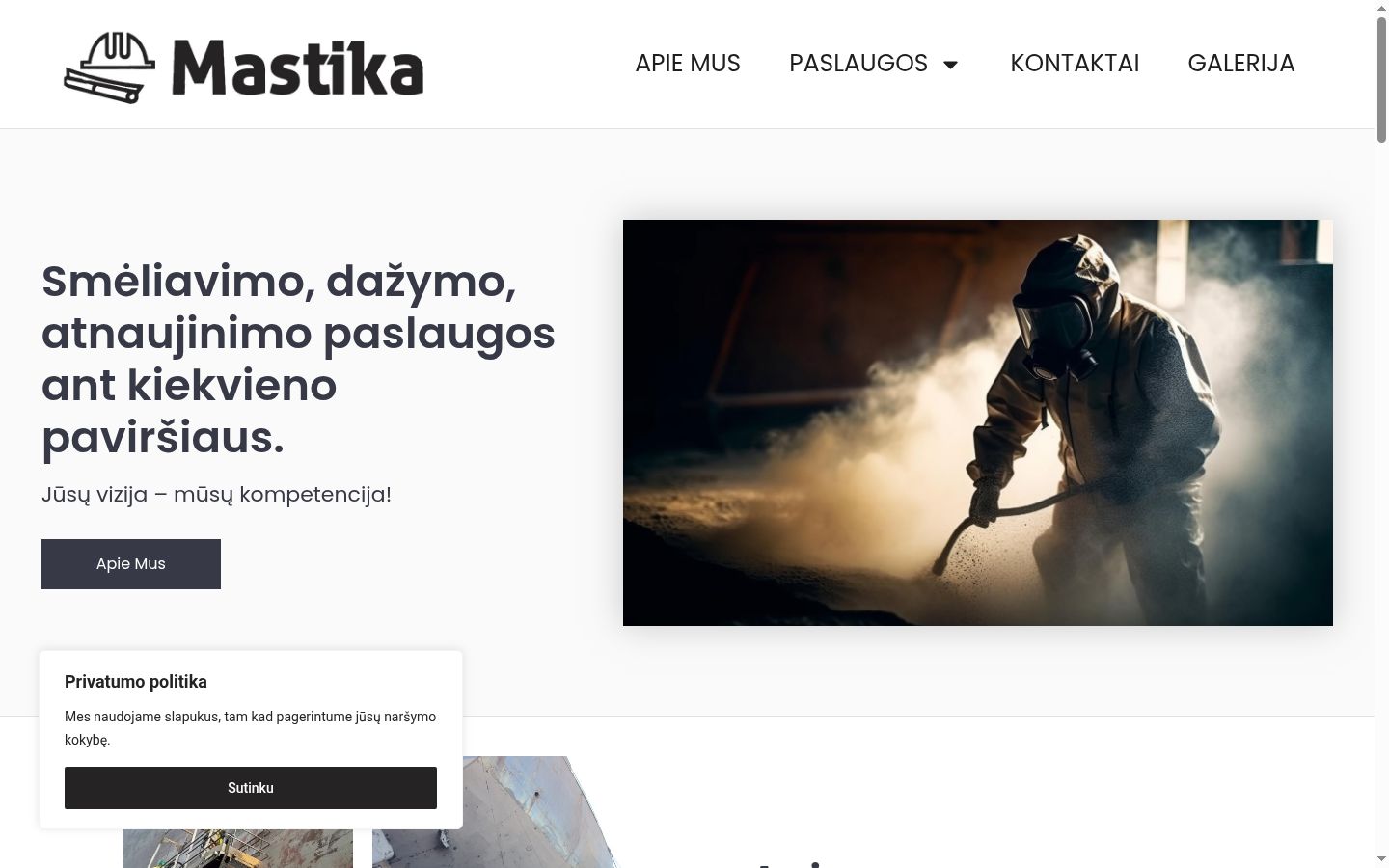 Snímek obrazovky baneru souhlasu zobrazeného před jakoukoli interakcí