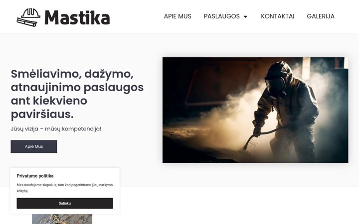 Screenshot of mastikagroup.com