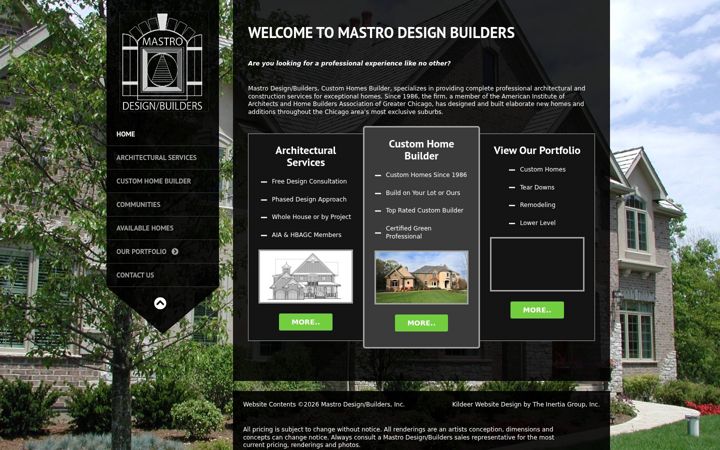 Screenshot of mastrodesign.com