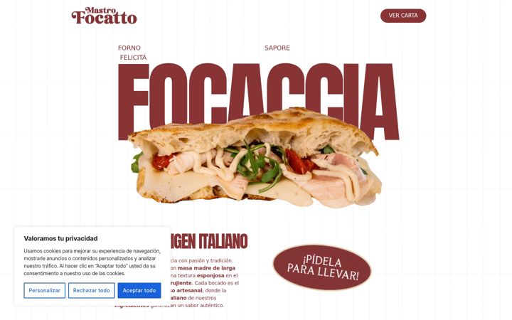 Screenshot of mastrofocatto.es