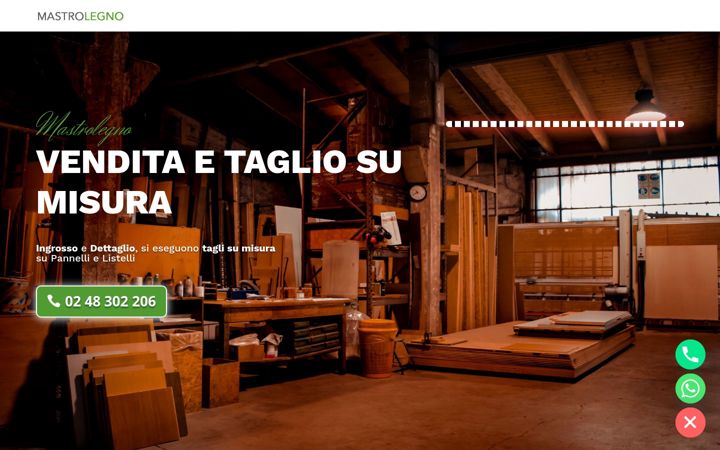 Screenshot of mastrolegno.eu
