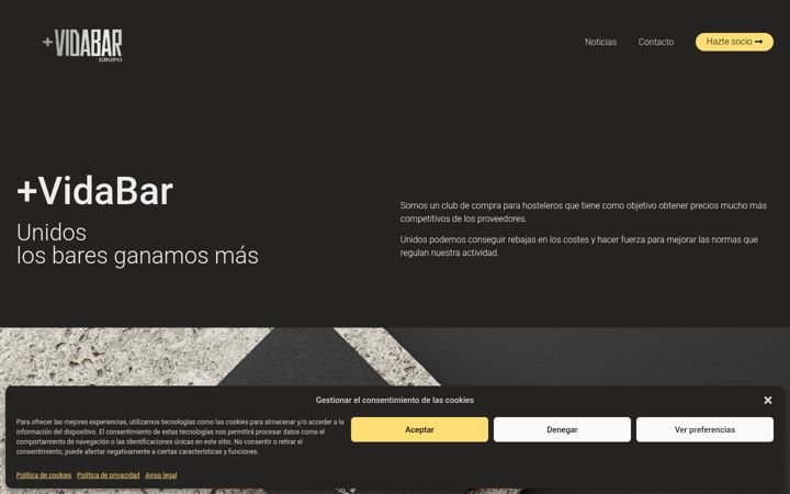 Screenshot of masvidabar.com