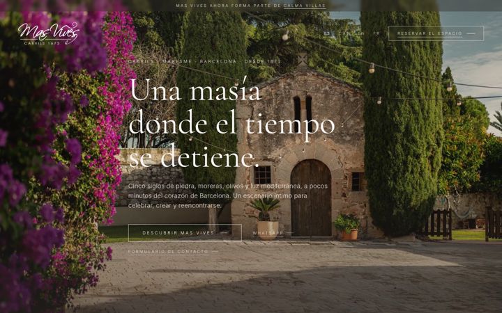 Screenshot of masvives.com