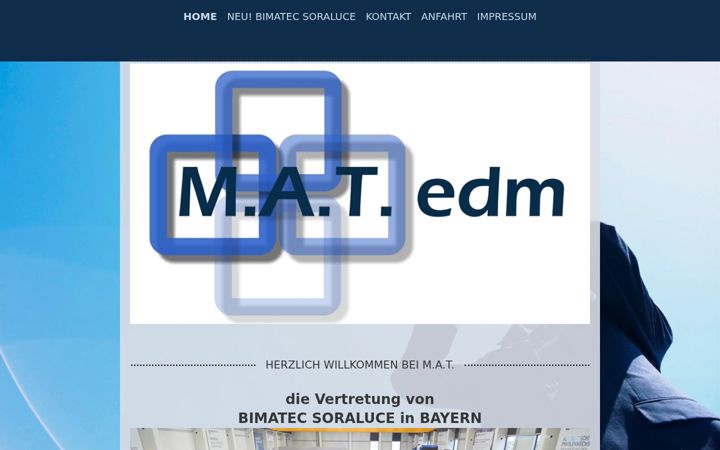 Screenshot of mat-edm.com