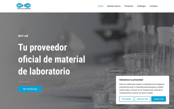 Screenshot of mat-lab.es