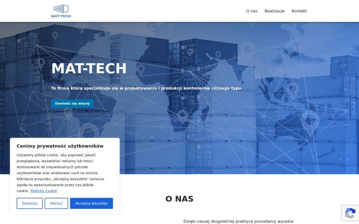 Screenshot of mat-tech.eu