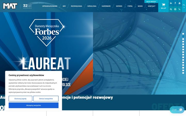 Screenshot of mat.net.pl