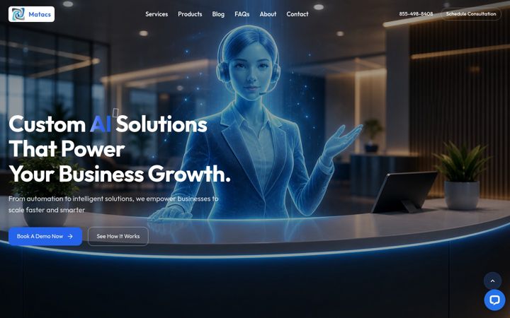 Screenshot of matacs.com