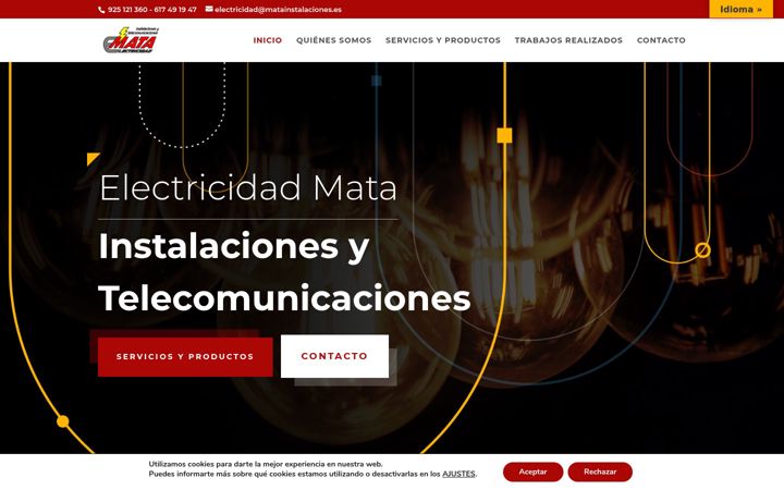 Screenshot of matainstalaciones.es
