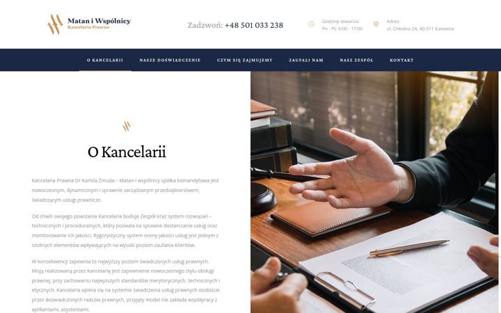 Screenshot of matan-wspolnicy.pl