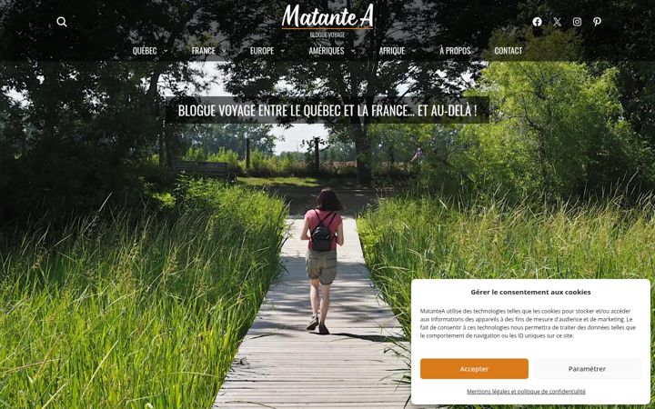 Screenshot of matantea.com