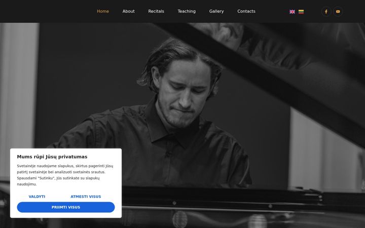 Screenshot of mataspiano.com