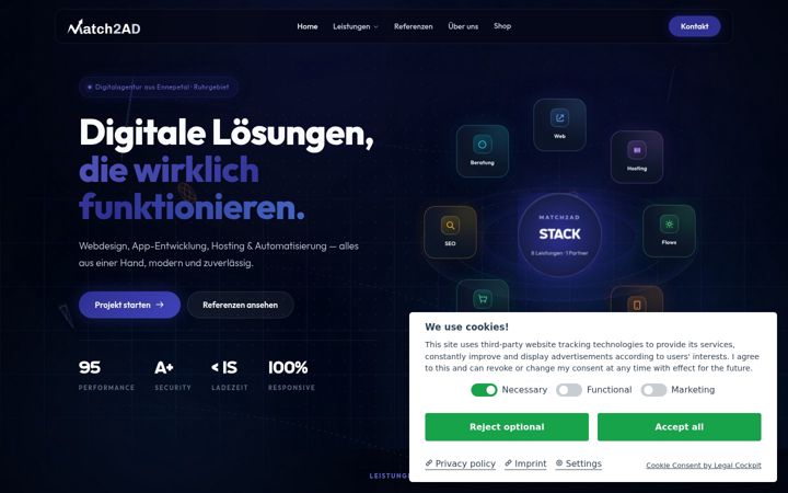 Screenshot of match2ad.de