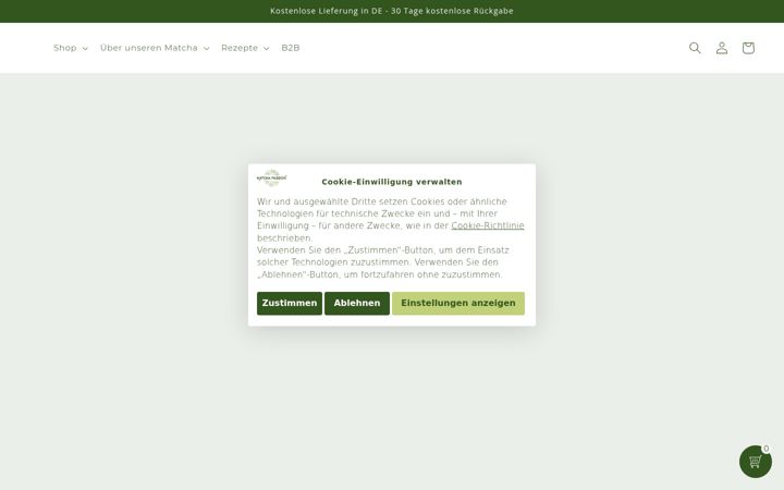 Screenshot of matchapassion.de