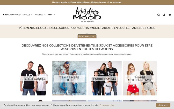 Screenshot of matchingmood.com