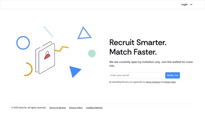 Screenshot of matchio.com