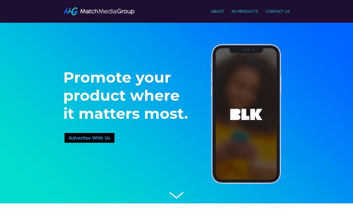 Screenshot of matchmediagroup.com