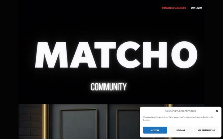 Screenshot of matcho.es