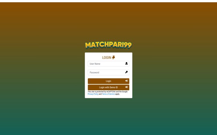 Screenshot di matchpari99.vip