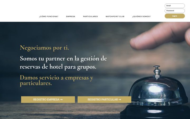 Screenshot of matchpointhotel.com