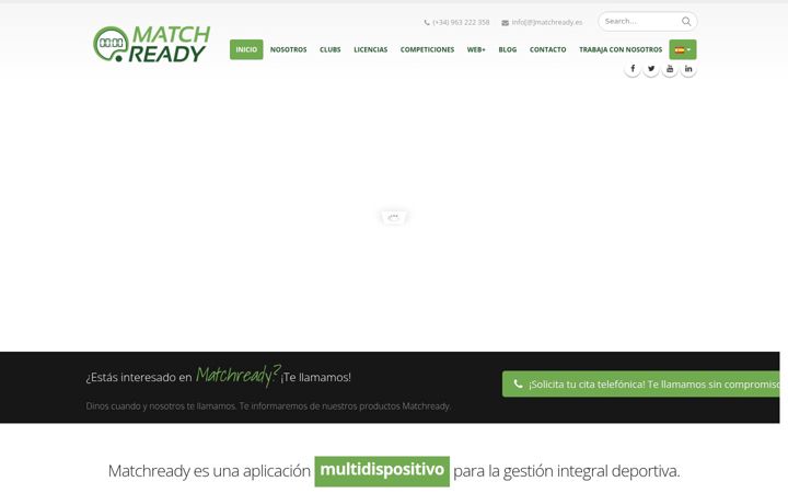 Screenshot of matchready.es