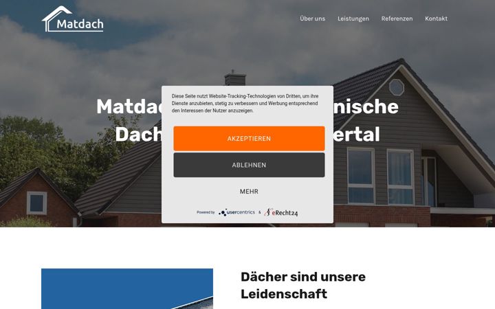 Screenshot of matdach.de