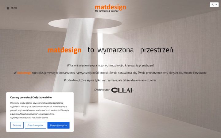 Screenshot of matdesign.pl