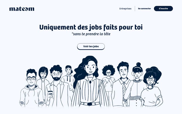Screenshot of mateam.com