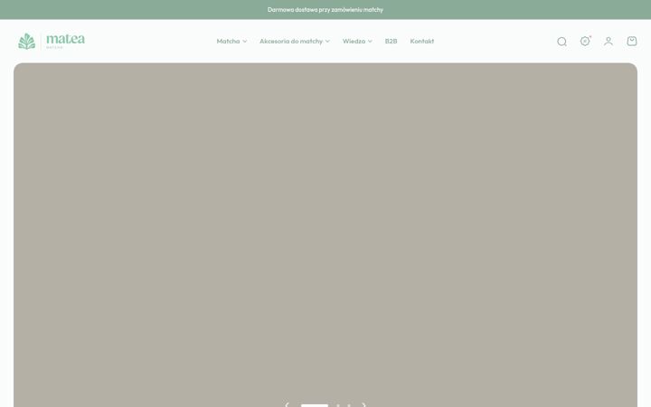 Screenshot of mateamatcha.pl