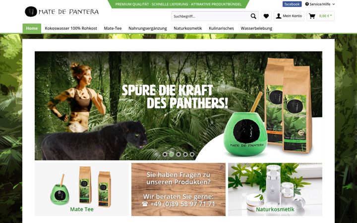 Screenshot of matedepantera.com