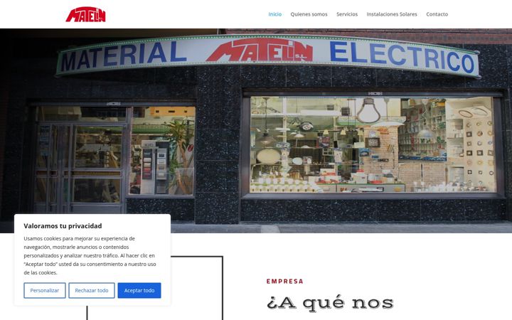 Screenshot of matelin.es