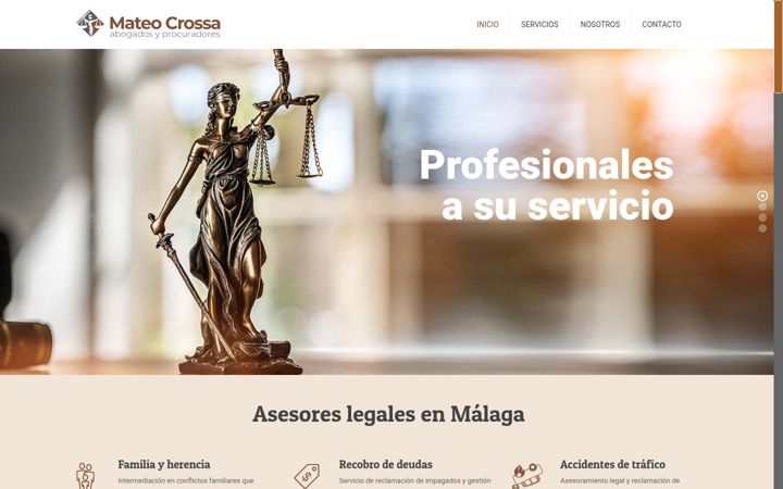 Screenshot of mateocrossa.com