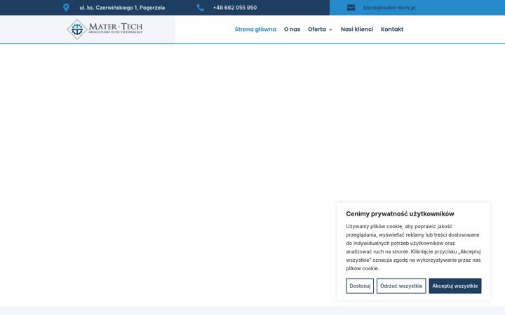 Screenshot of mater-tech.pl