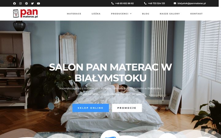 Screenshot of materace-bialystok.pl