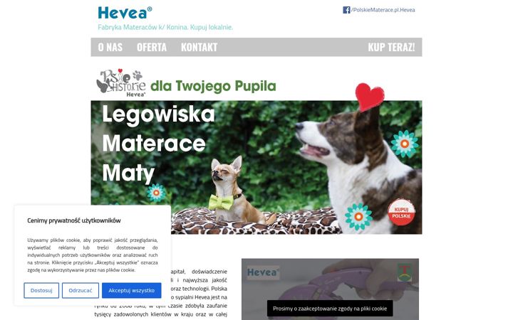 Screenshot of materace.konin.pl