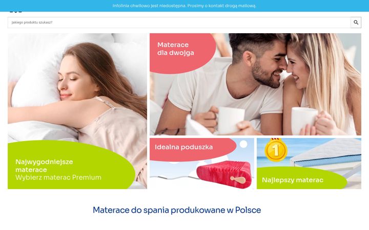 Screenshot of materaceproducenta.pl