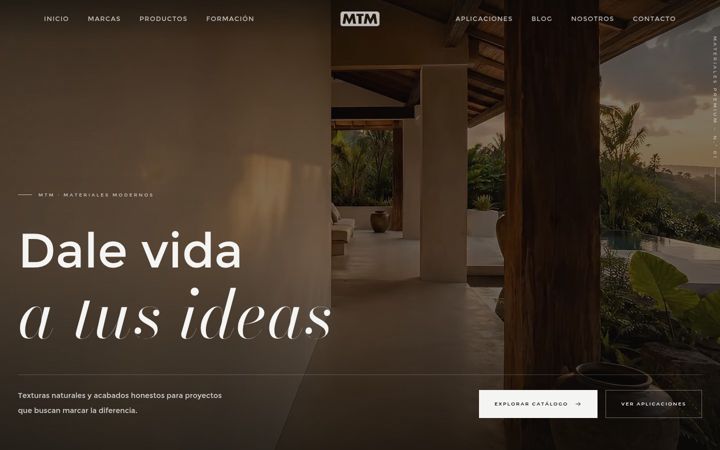 Screenshot of materialesmodernos.com