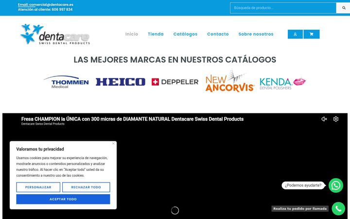 Screenshot of materialesodontologicos.com
