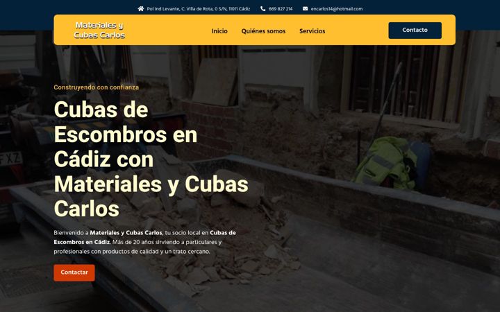 Screenshot of materialesycubascarlos.com