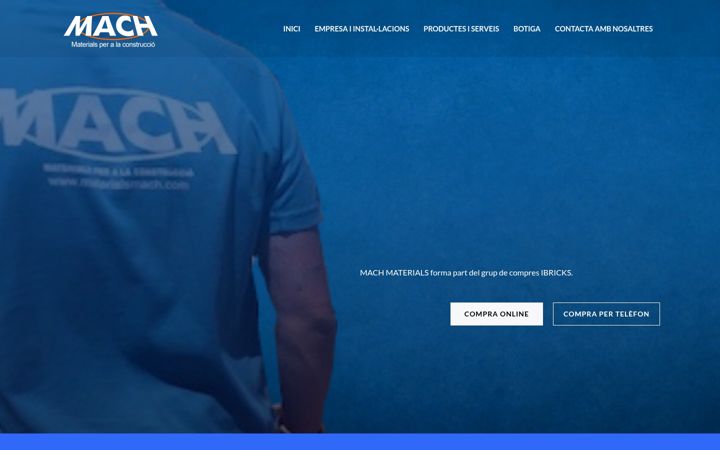 Screenshot of materialsmach.com