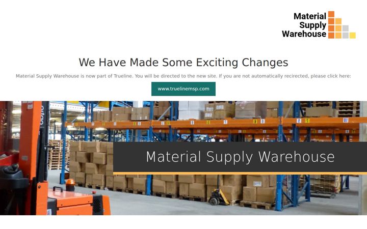 Screenshot ta' materialsupplywarehouse.com