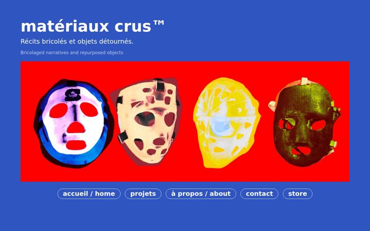Screenshot of materiauxcrus.com