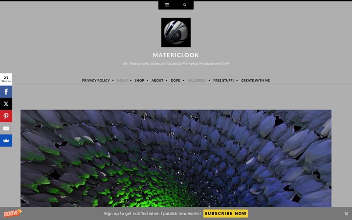 Screenshot of matericlook.com