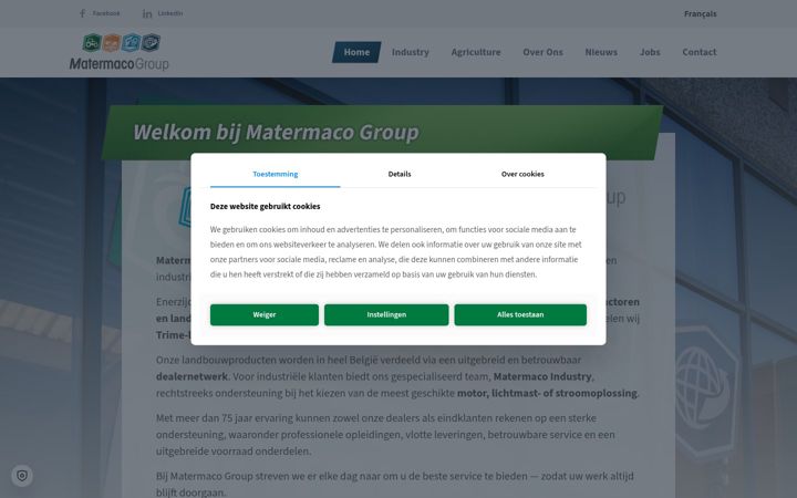 Screenshot of matermaco.be