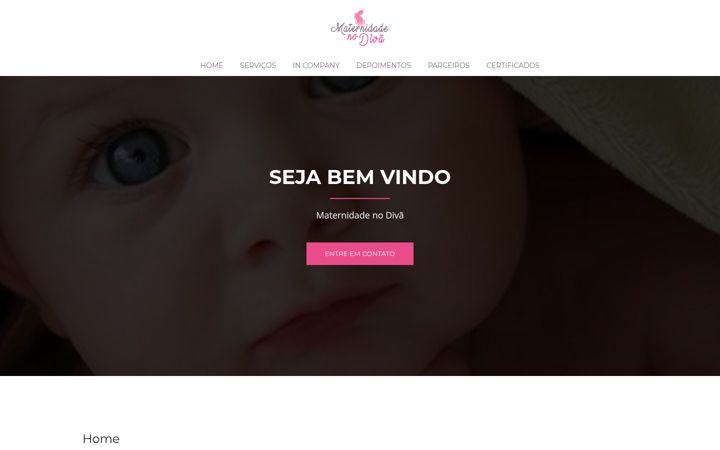 Screenshot of maternidadenodiva.com