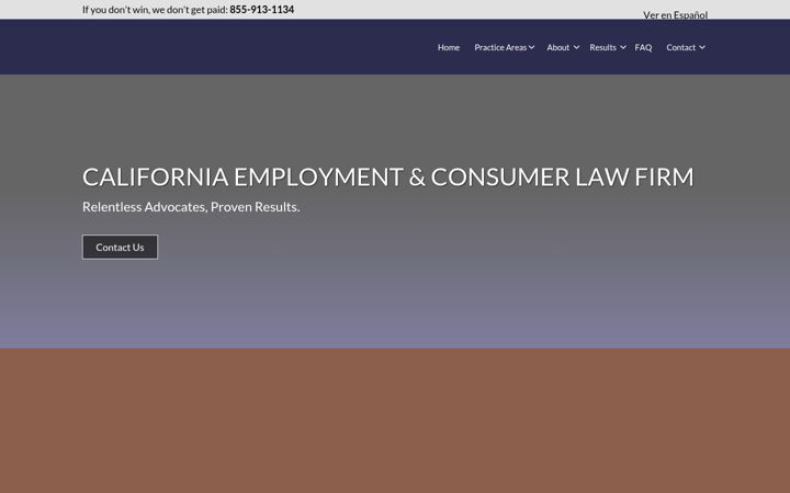 Screenshot of maternlawgroup.com