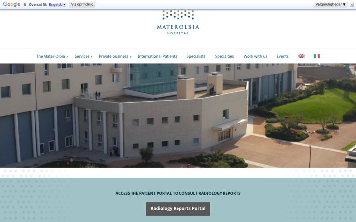 Screenshot of materolbia.com