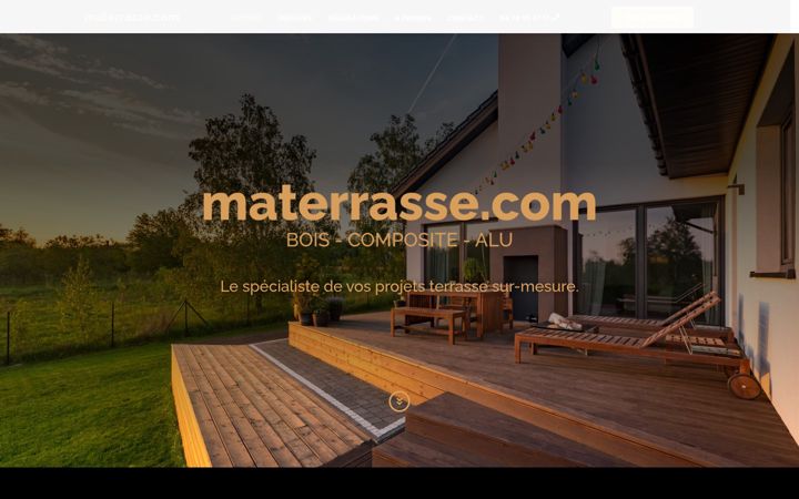 Screenshot of materrasse.com