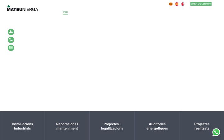 Screenshot of mateunierga.com