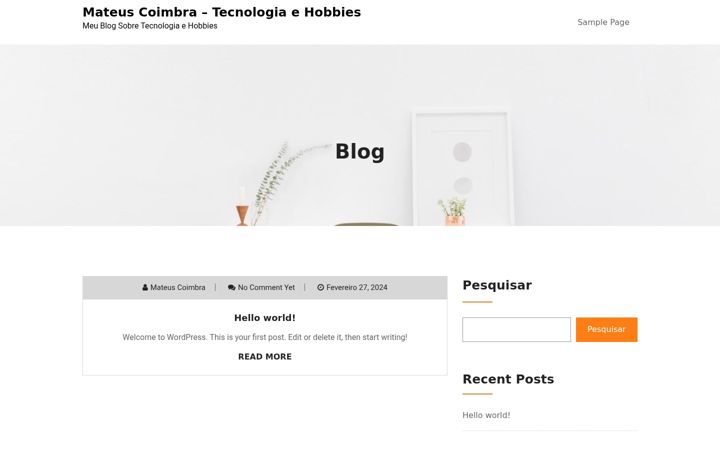 Screenshot of mateuscoimbra.com